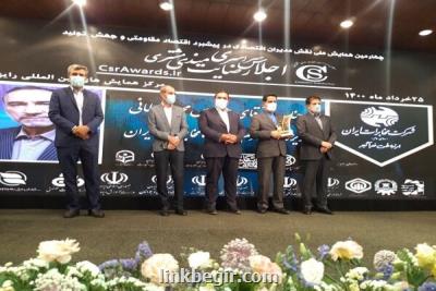 كسب تندیس رضایتمندی مشتری توسط شركت مخابرات ایران كسب تندیس رضایتمندی مشتری توسط شركت مخابرات ایران